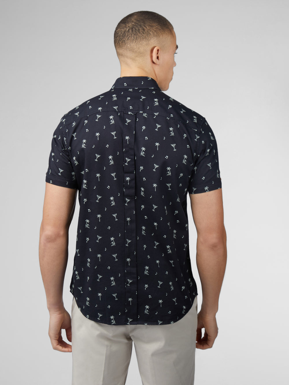 Chemises Ben Sherman Scattered Noir | OFK-77056665